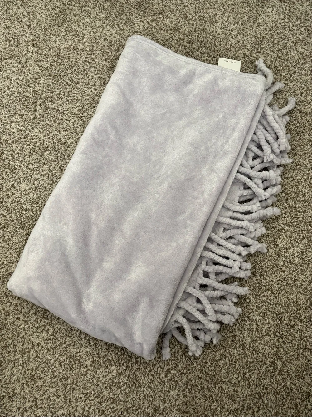 Nordstroms Purple Evening Bliss Plush Blanket 50inx60in